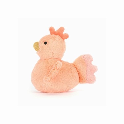 Jellycat Fluffy Chicken New Zealand | ZTIXL6917